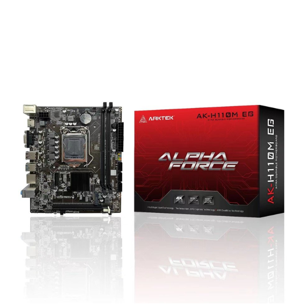 ARKTEK AK-H110M Intel 6th/7th/8TH/9TH Generation LGA 1151 Processor Supported Motherboard