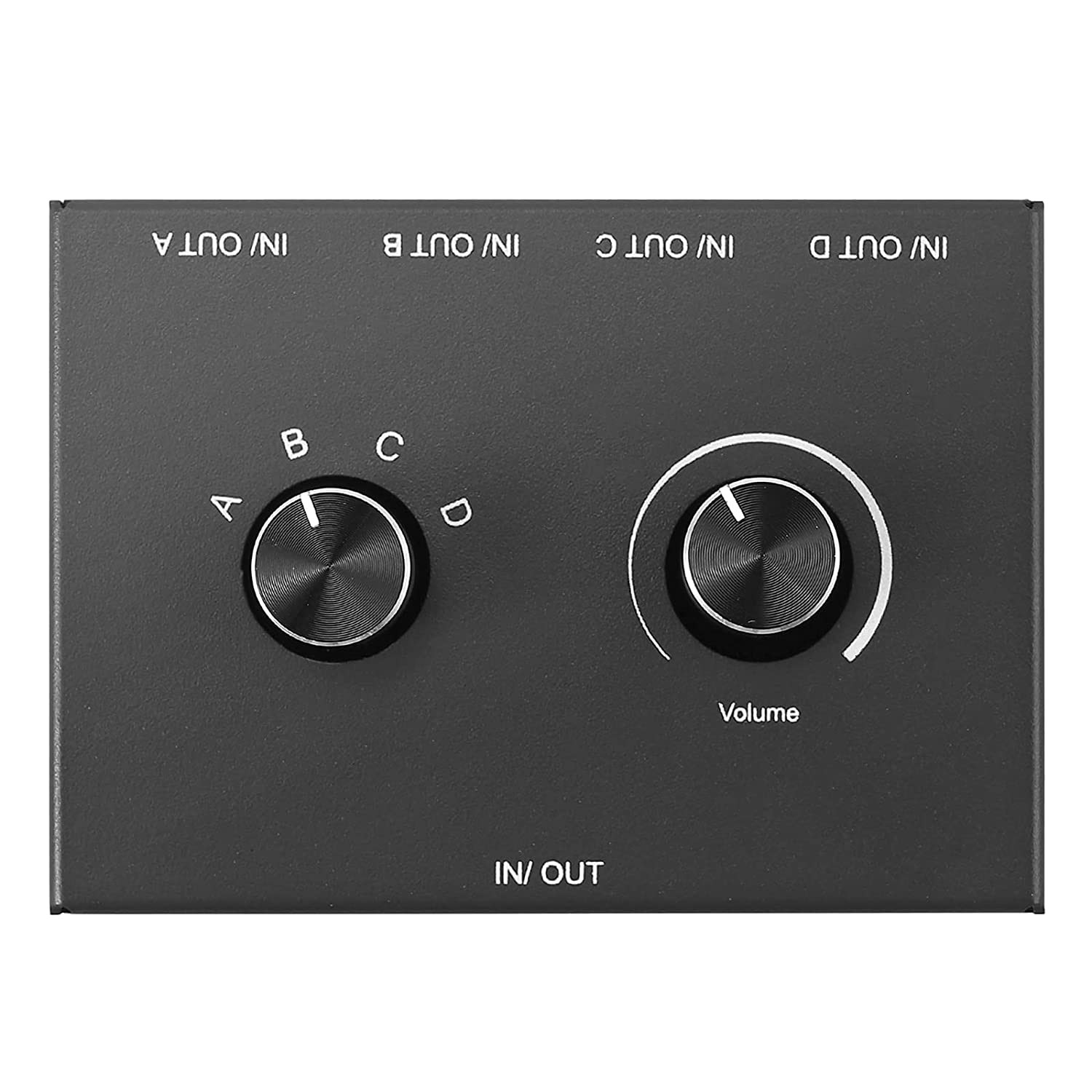 rca switch box-1 x Stereo Audio Switcher-black. 