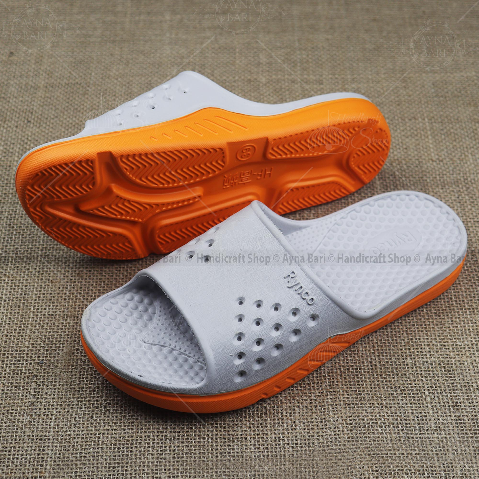 Slides sandal for boys  Rynco- R-215  slipper for boys Yeezy Slide LEAF Slippers - Slides For Men. 