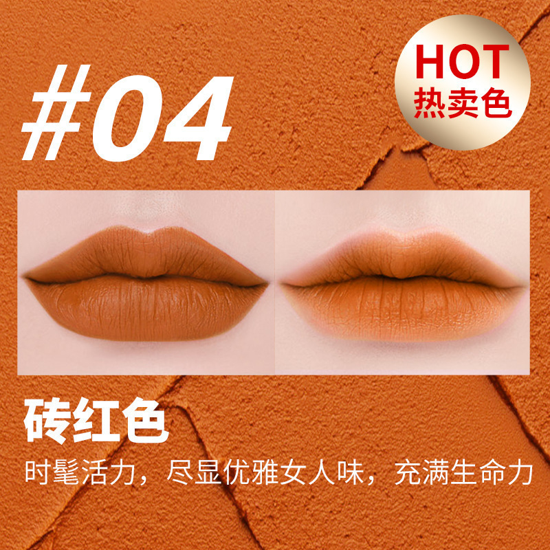 SVMY Velvet Lip Glaze Lipgloss Deep Brown 04