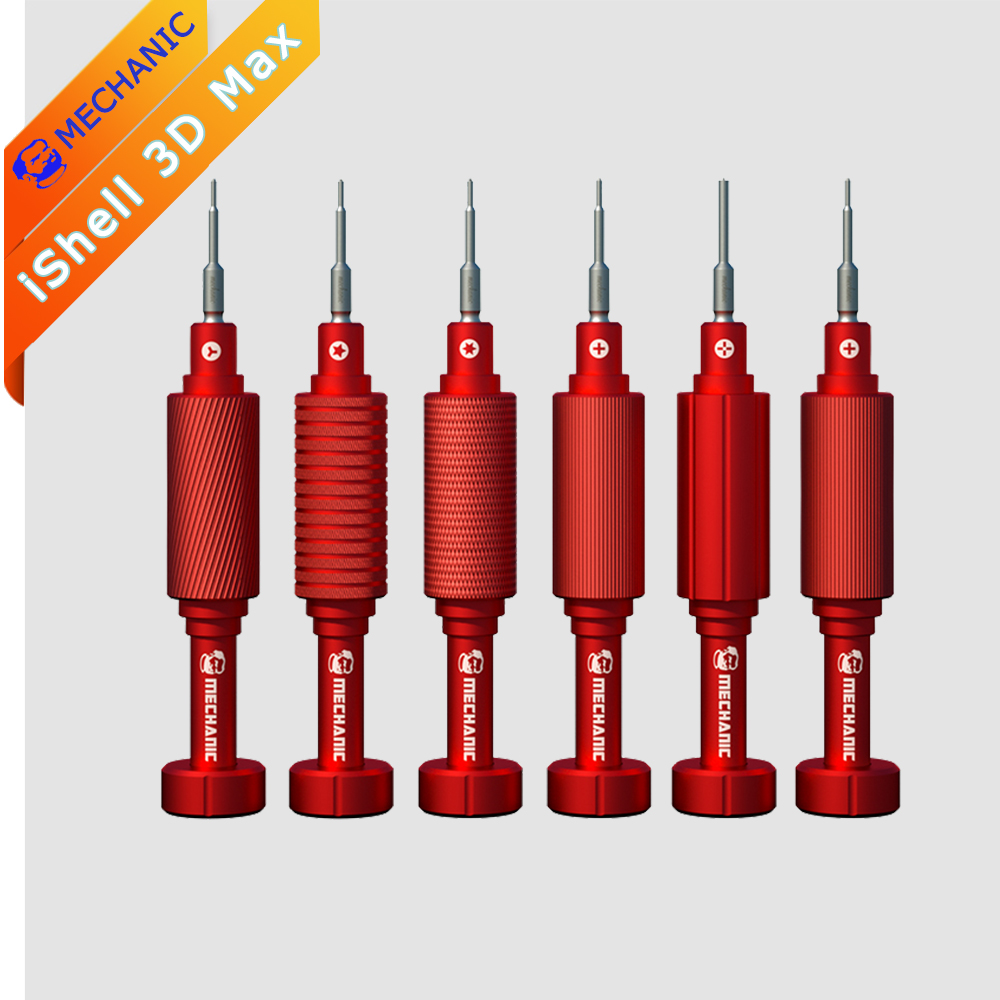 Screwdriver MECHANIC iShell 3D Max 6 In 1 Notebook Watch And Glasses Repair With Magnetic Screwdriver Set