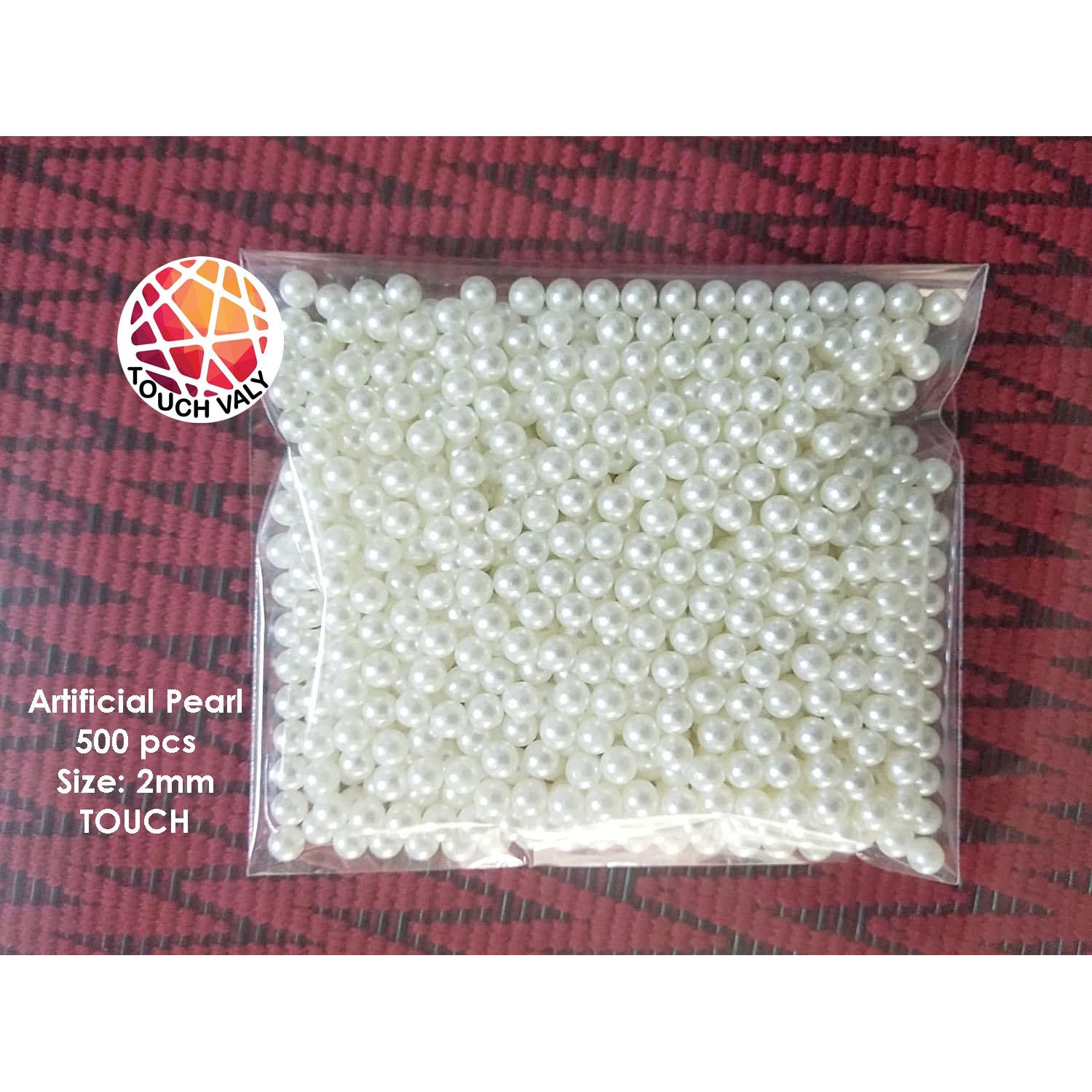 Artificial Pearl without hole Fashion Accessories size: 2mm, Quantity 500pcs , Made in PRC