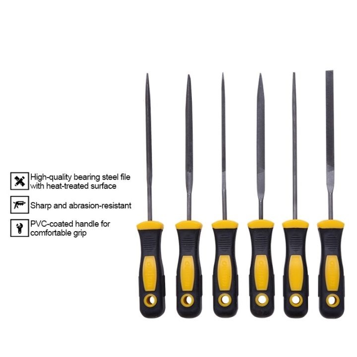 Deli DL2141 Assorted 6pcs File Set. 