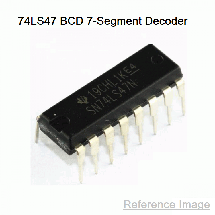2Pcs- 7447 74LS47 BCD Dual In Line Package DIP-16 16 Pin Leads IC. 