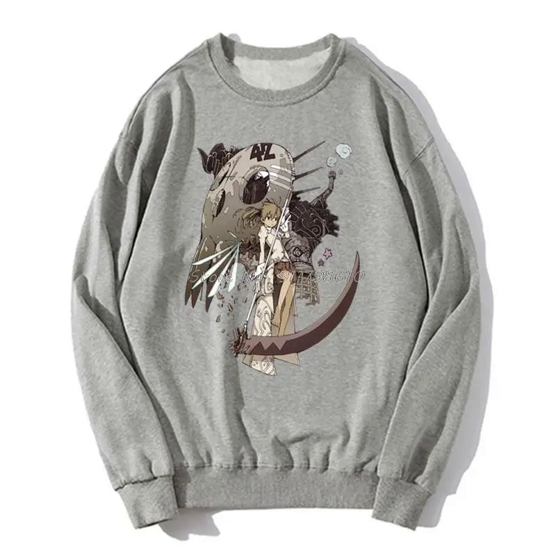 Enviroment casual soul eater Maka Albarn Black Star hoodie anime men hoodie unisex oversize sweater streetwear Harajuku. 
