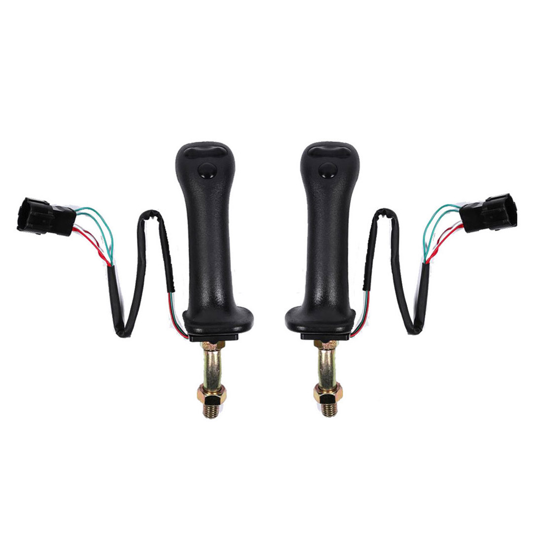 2Pcs L+R 3 Buttons Excavator Joystick Assy Handle Gears for Daewoo Doosan DH DX150 215 225 300 370-9C