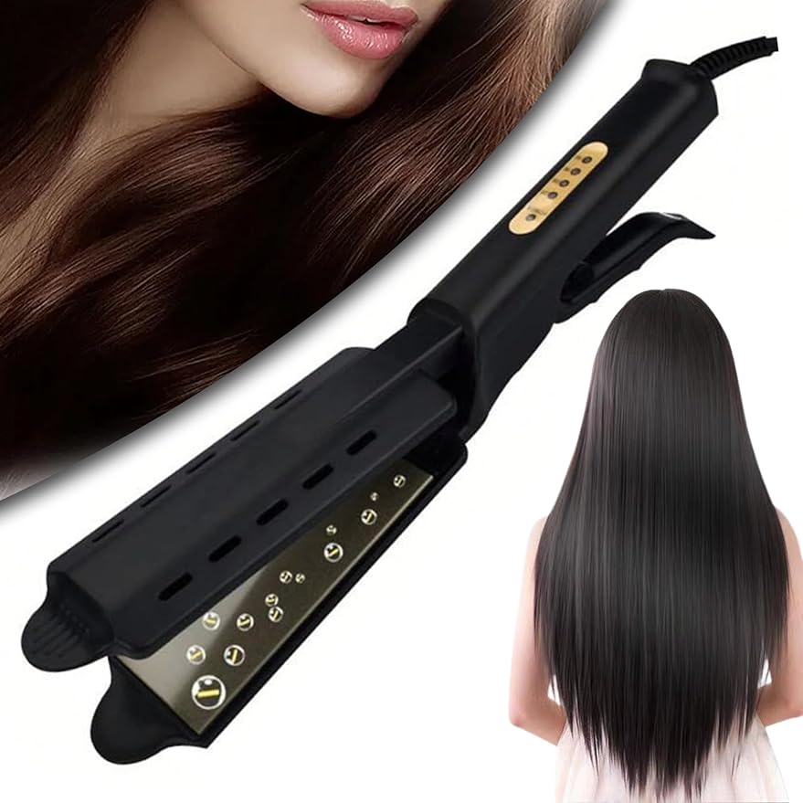 Hair Straightener Professional Glider Ceramic Flat Iron Ultra - Thin Hair Straightener Adjustable Temperature for All Hair Types