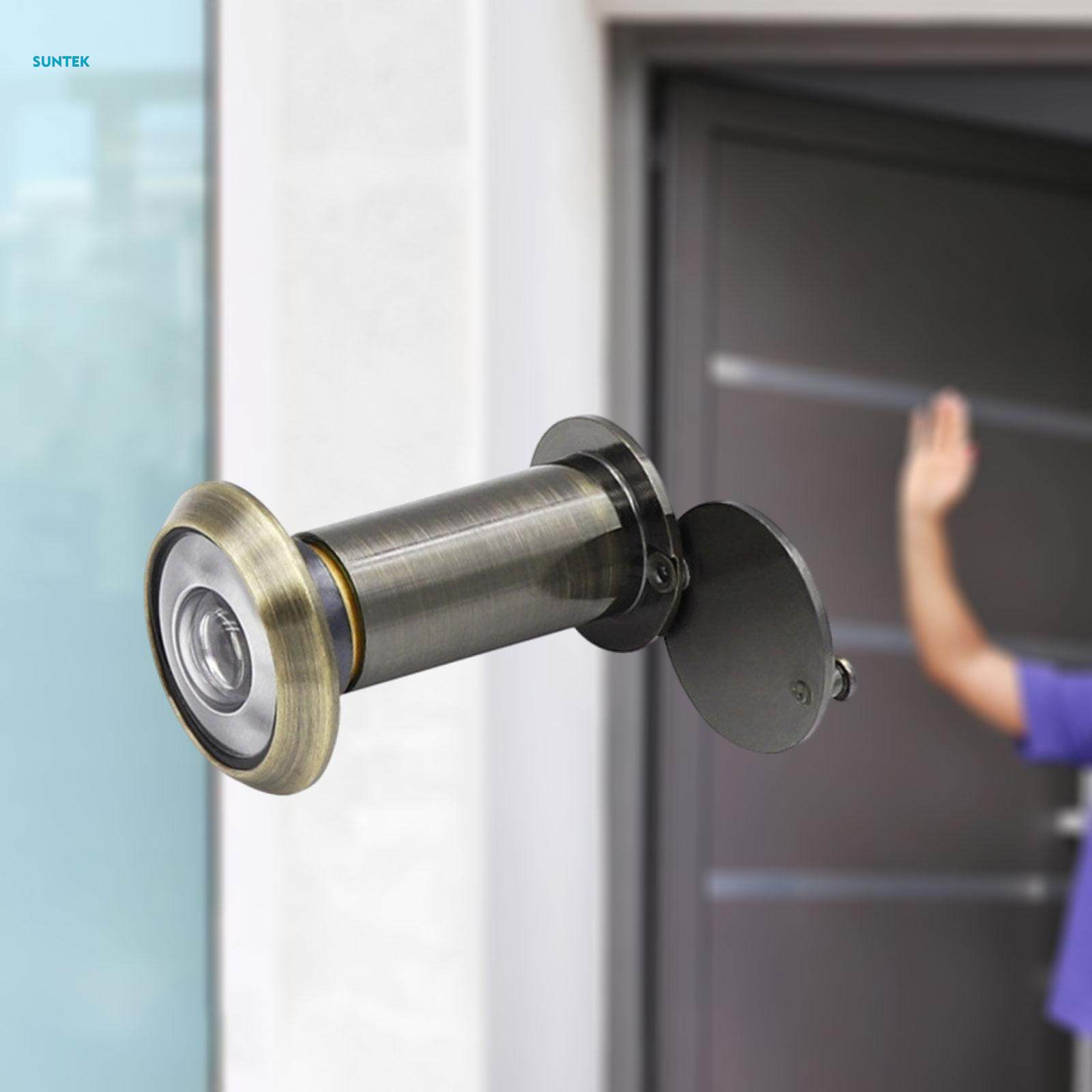 Door Peephole Viewer Opening Diameter: 16cm Durable Office Wide Angle Easy Installation