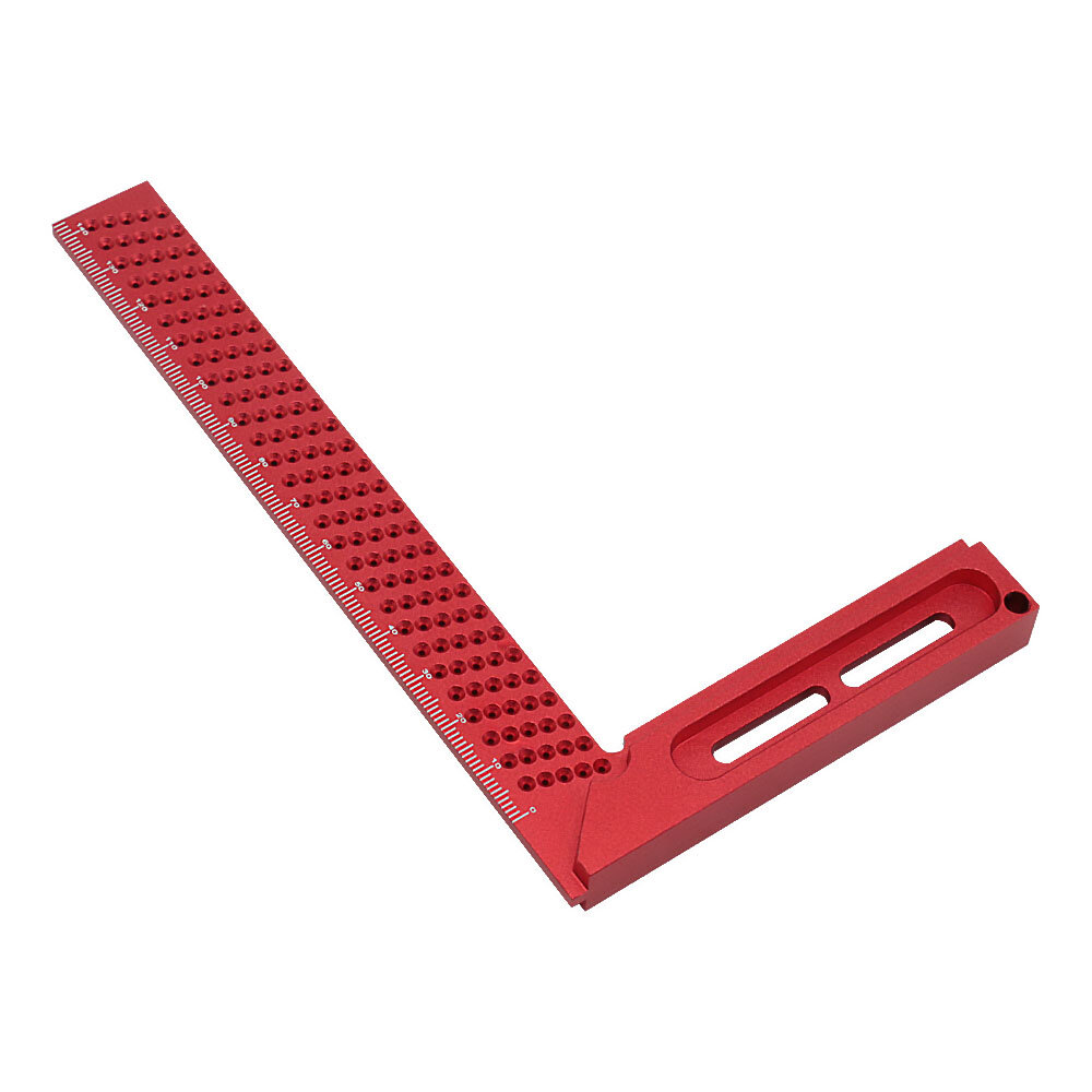 1 aluminum alloy woodworking square cross ruler precision T-ruler. 