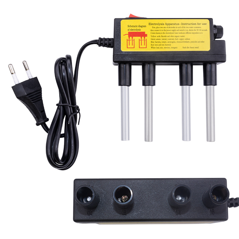 2X Water Electrolyser Test Electrolysis Device Water Tools Water Impurities Monitor Water Quality Tester EU Plug. 