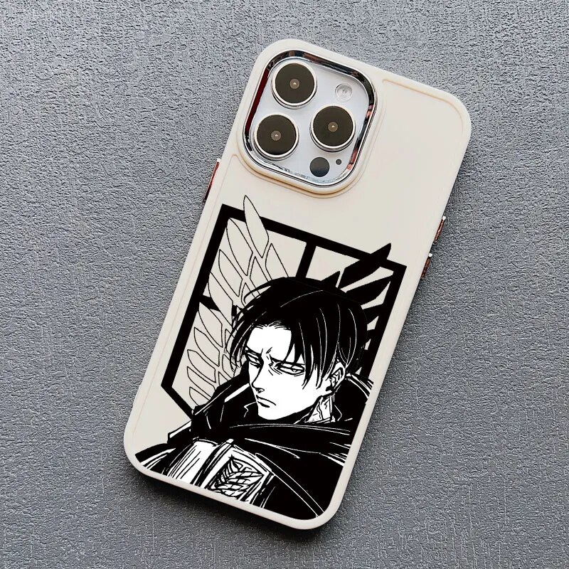 Anime Attack On Titan Phone Case For iPhone 14 Plus Pro Max 11 12 13 Pro Max XS X XR SE 2020 7 8 Plus Cover Silicone Shell Funda. 
