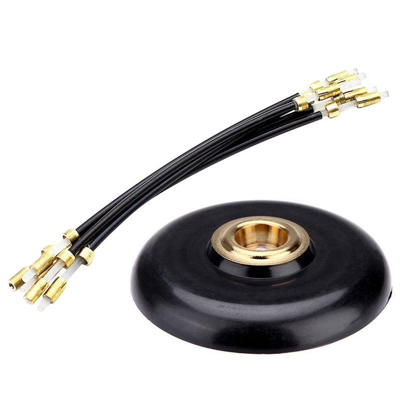 1x Cello Endpin Stopper Stop Holder Anchor Protector Non-Slip with Metal Eye & 5Pcs Violin Tail Gut Tail Cord Gut Cord Nylon with Brass Screw for 3/4 4/4 Fiddle Violin Black. 