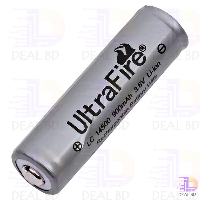 3.7V 14500 Lithium Rechargeable Battery-Normal Quality - battery. 