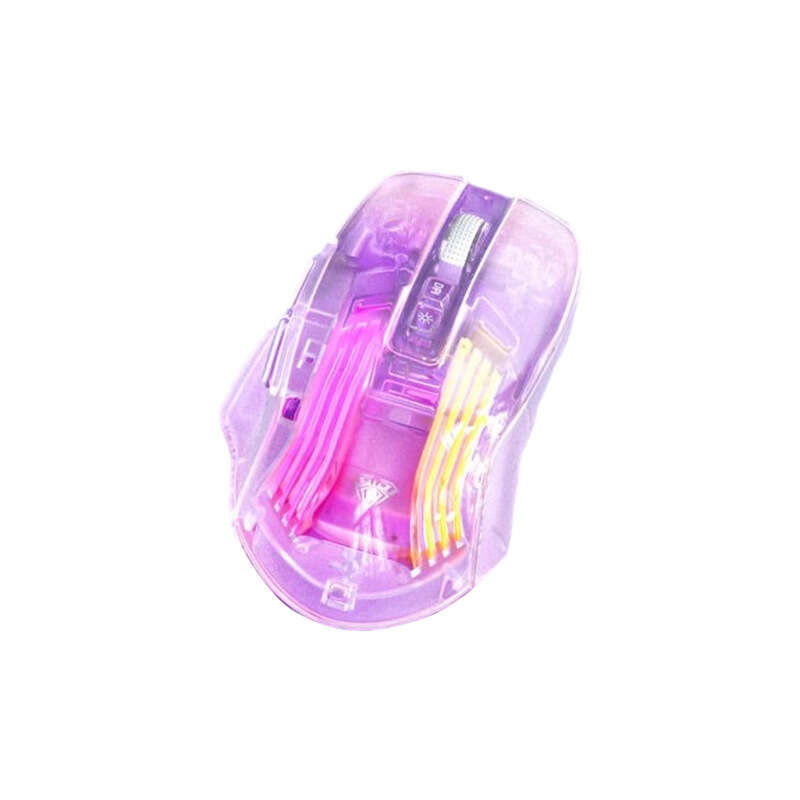 Wolf Spider SC518 Transparent Wireless Bluetooth Dual Mode 2.4g Mouse RGB Light Rechargeable Office Game Universal. 