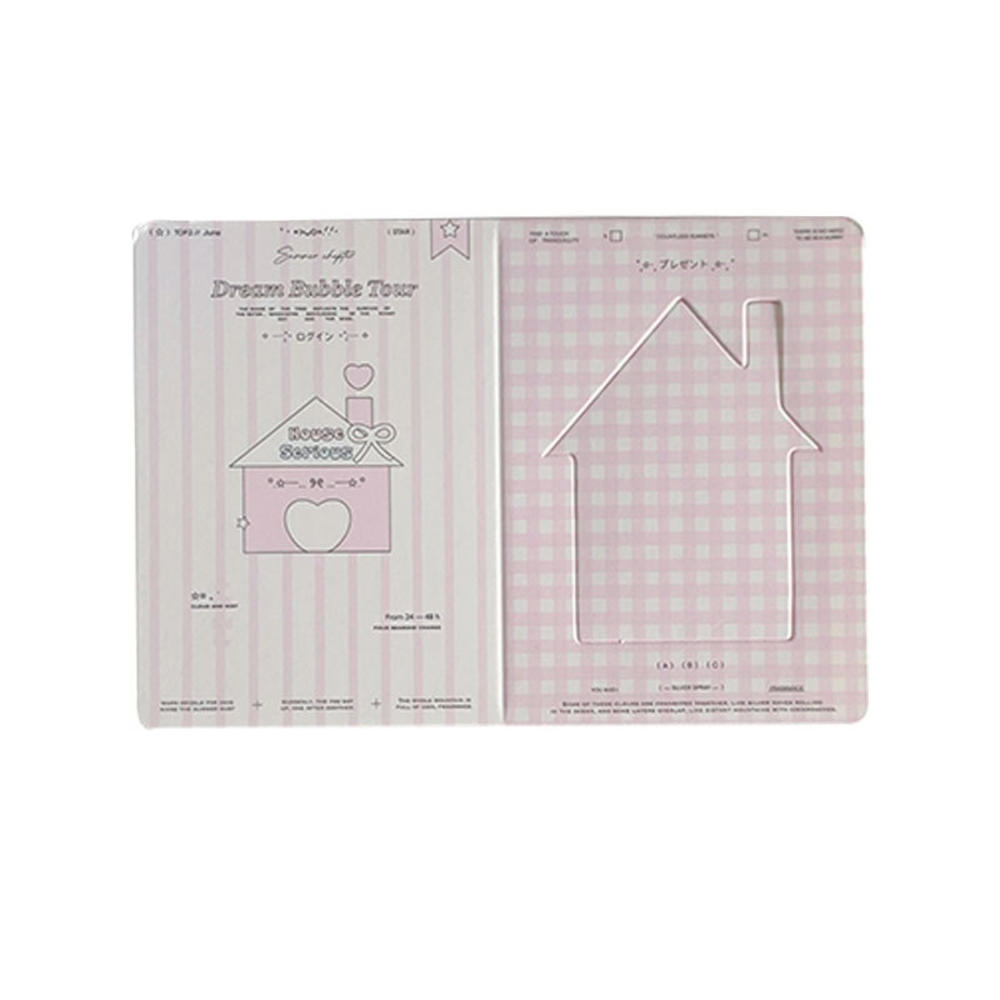 Folded Photocard Packing 3 Inch Cardboard Greeting card Mini Hollowed out Message card for Greeting Crafting DIY projects. 