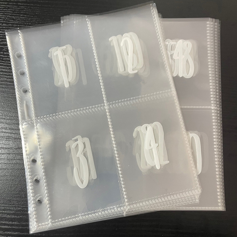 25 Sheets Of 100 Envelopes Save Money Challenge Pre-marked 1-100 Money Bag Cash Filler A5 Ring Adhesive Insertion Replacement. 