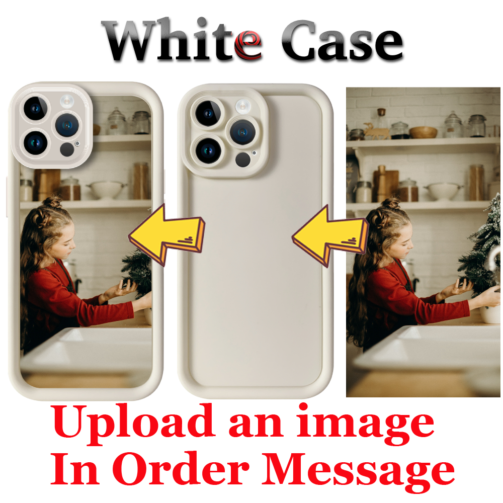 Exclusive Custom Thick Edged Phone Case for IPhone 16 15 14 13 happy12 11 Pro MAX 8 7 6 Plus DIY Cover Customized Design Name Photo. 