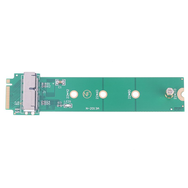 For MacBook Air Pro 12+16 Pins SSD to M.2 Key M (NGFF) PCI-e Adapter Converter Card for PC Computer Accessories C26 jingu. 