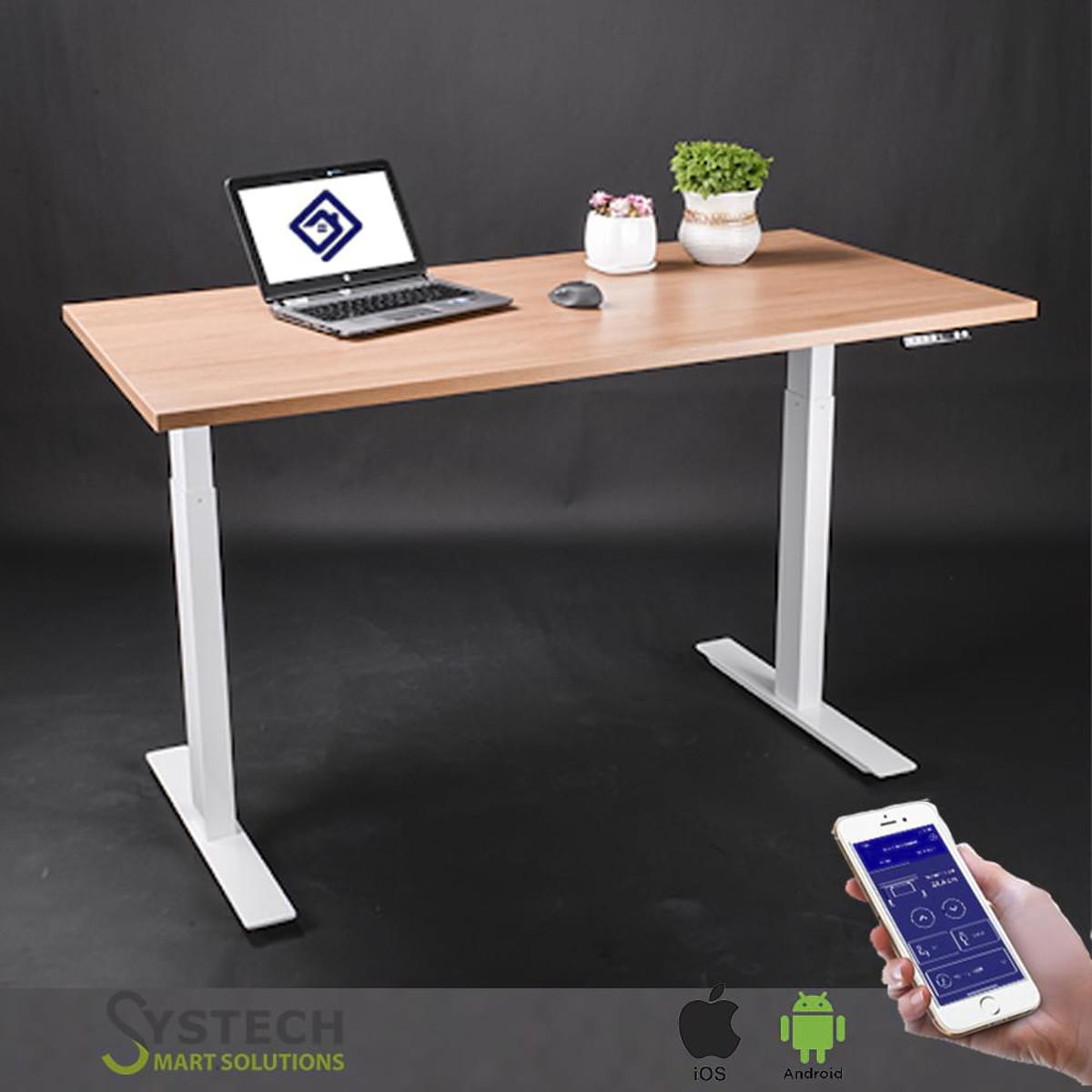 App Control Height Adjustable Table Double Leg Desk. 