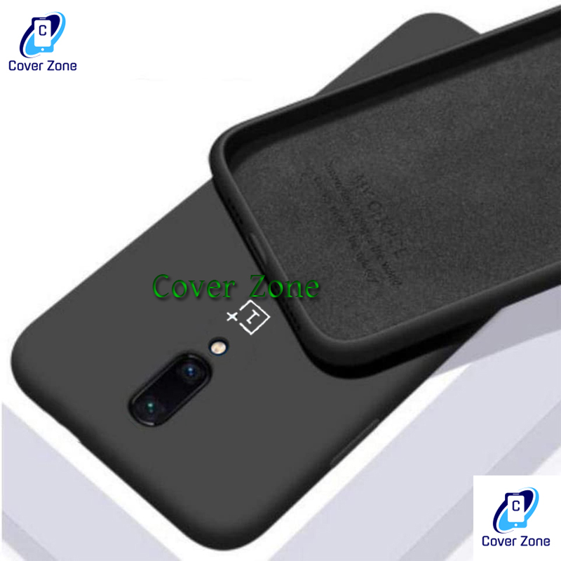 For OnePlus 7 Spigen Silicone Fit Designed  Soft Gel Rubber Shockproof Back Case Phone Back Cover. 
