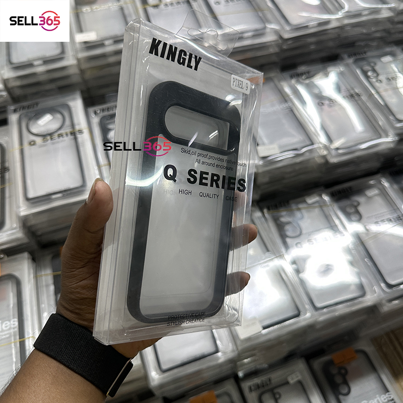 For Google Pixel 9 Q-Series Magsafe Magnetic Wireless Charging Transparent Phone Case For Google Pixel 9 Back Cover