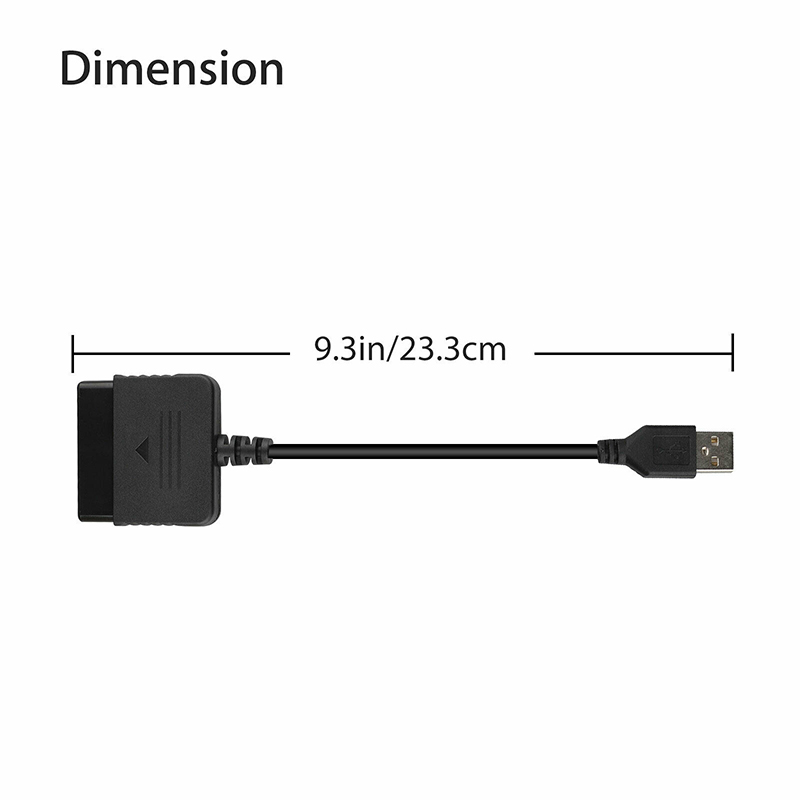 For PS2 to PS3 Controller Adapter PlayStation 2 to USB Cable for PC PlayStation3. 