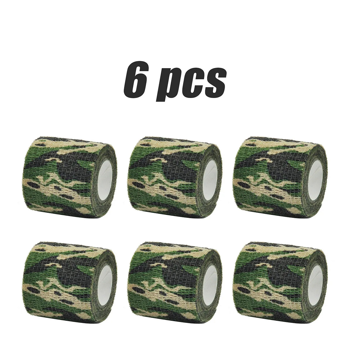 【Xiaofeng】New army Camouflage Elatic Tape elf Adheive port Protector Ankle Knee Finger Bandage. 