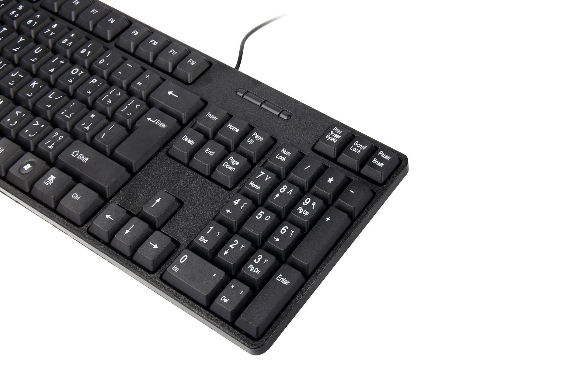 Neutral Wired Arabic English MC689 Desktop Computer Photoelectric Notebook Business Keyboard in Stock. 