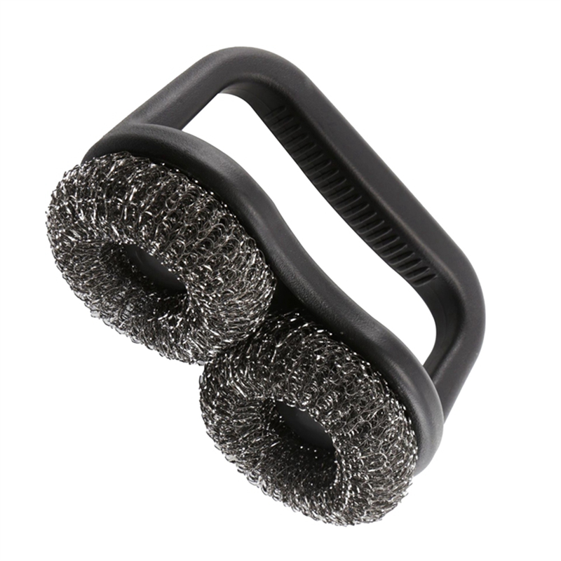 Grill Brush, Extra Strong BBQ Cleaner Spare Parts Safe Wire Bristles Cleaning Brush for Gas/Charcoal Grilling Grates