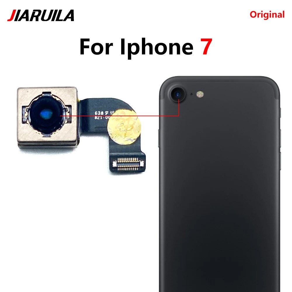 Rear Camera For iPhone 7 8 Plus X XR XS Back Camera Rear Main Lens Flex Cable Camera. 