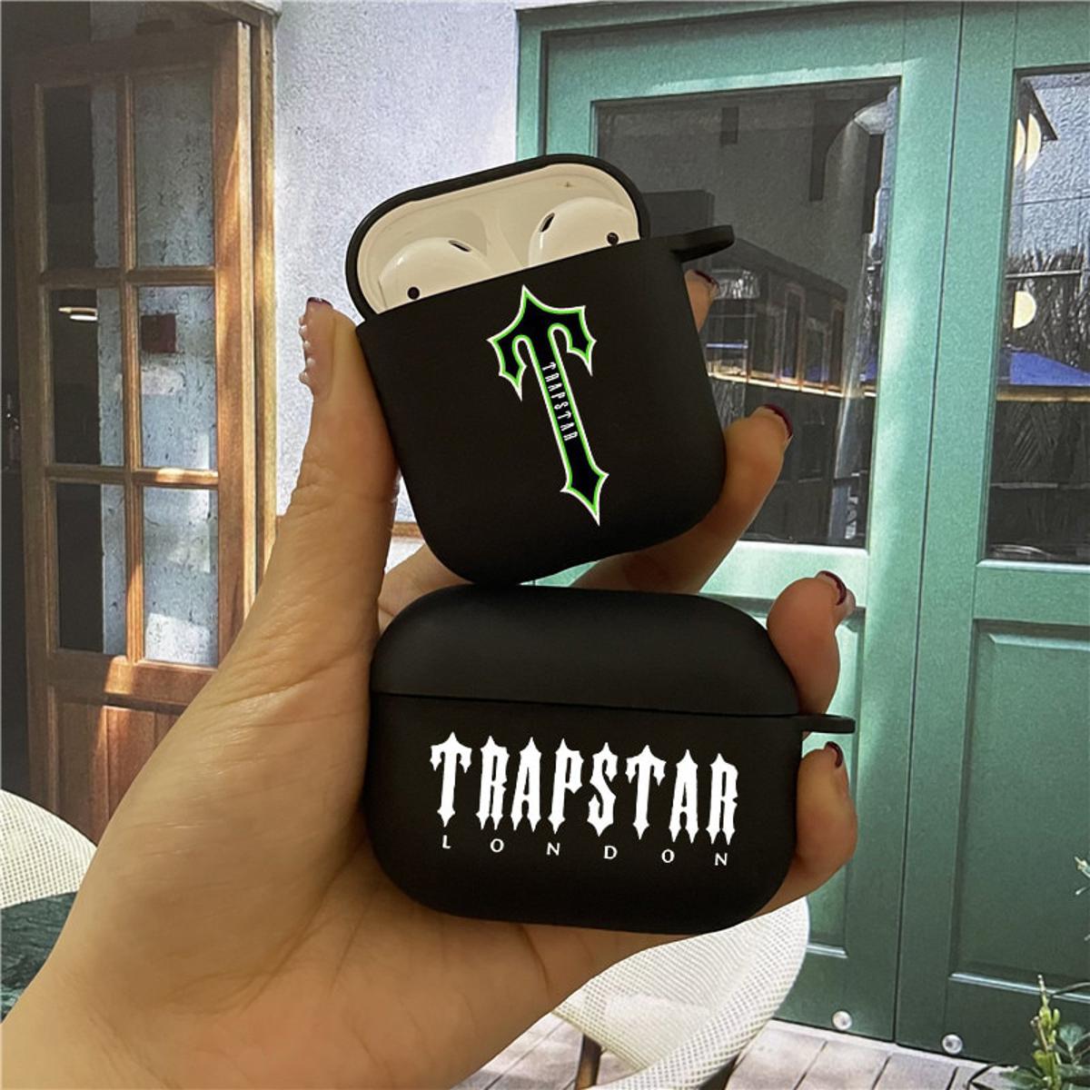 Fashion Trapstar Earphone Case For Apple AirPods 1 2 3 Pro2 Black Soft TPU Silicone Protective Cover For Airpods 3 Accessories