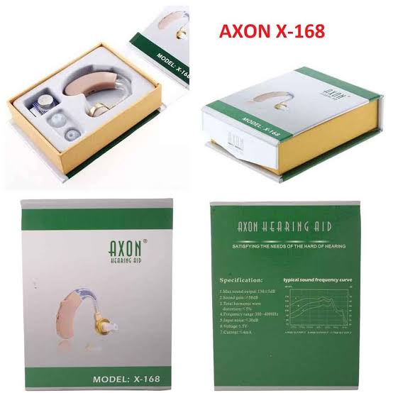 Axon X-168 BTE Amplifier Hearing Aid Device. 