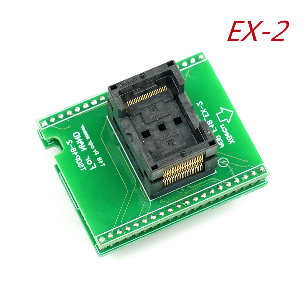 XGecu T48 Programmer 56 Pin Drivers ISP Support 21000+ with 30 adapters Original EMMC-ISP Version 1 /ADP_F48_EX-2 /EX-1 Adapter minghao. 