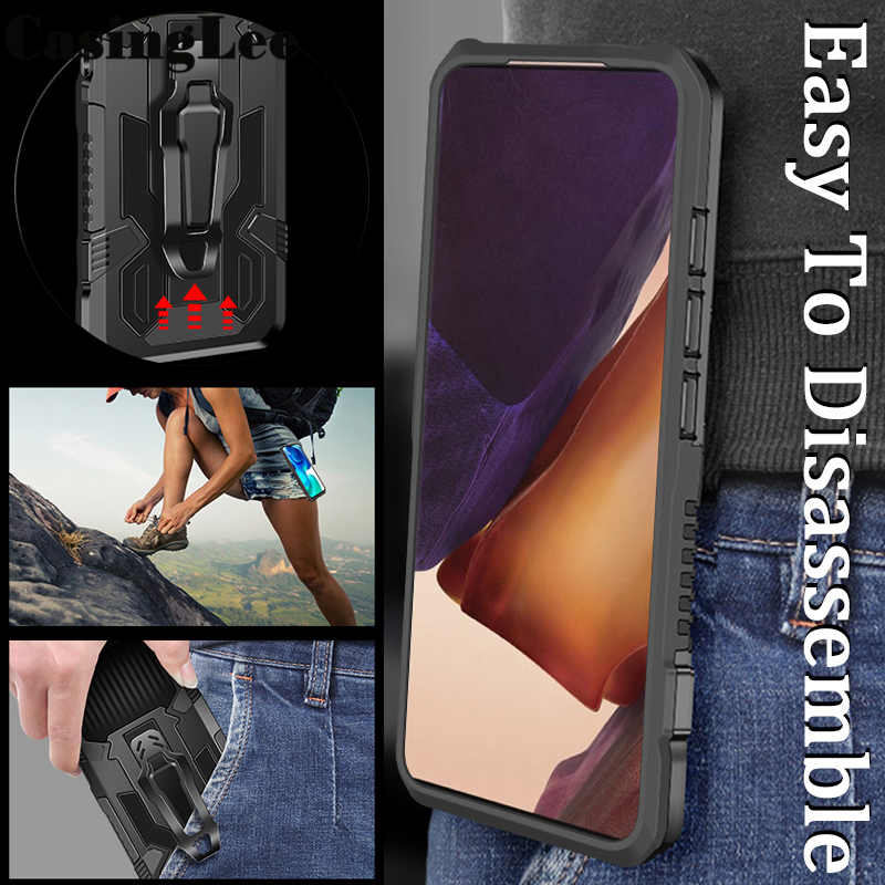 Protect Cover For Samsung Galaxy A70 Case Shockproof Armor Stand case with Metal Clip Back cover Samsung A70 Back Cover Mountaineering Phone Cases. 