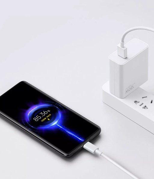 Xiaomi GaN Charger 120W Type-C Fast Charger with Type-C Cable Wall Charger Power Adapter Compatible with Xiaomi/Huawei/Galaxy 100-240V. 