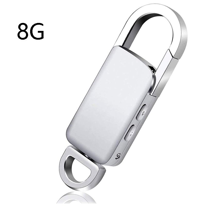 Mini Voice Recorder Keychain 8GB USB Digital Audio Recording Device for Lectures Speeches Meetings Keychain Recorder. 