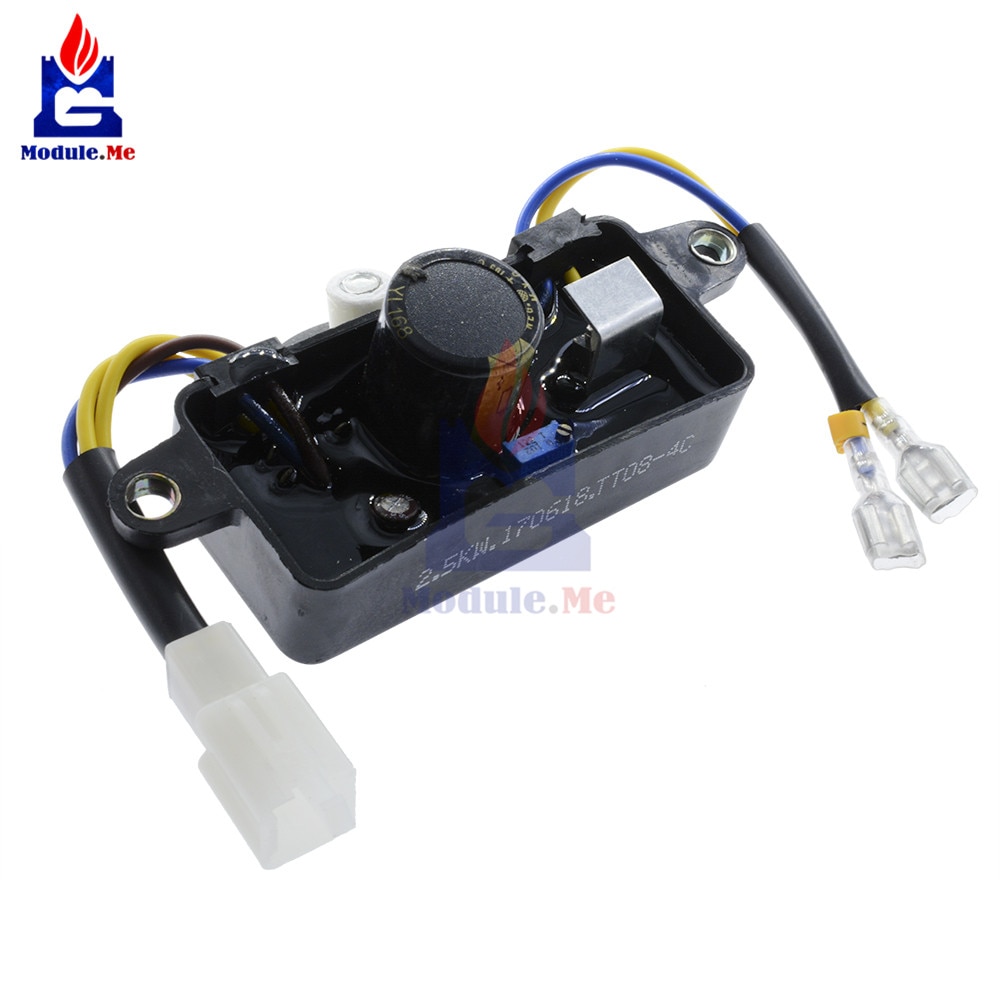 【Alizeker Mall】diymore AVR Phase Voltage Regulator Rectifier for 2KW Generator Electric Start. 