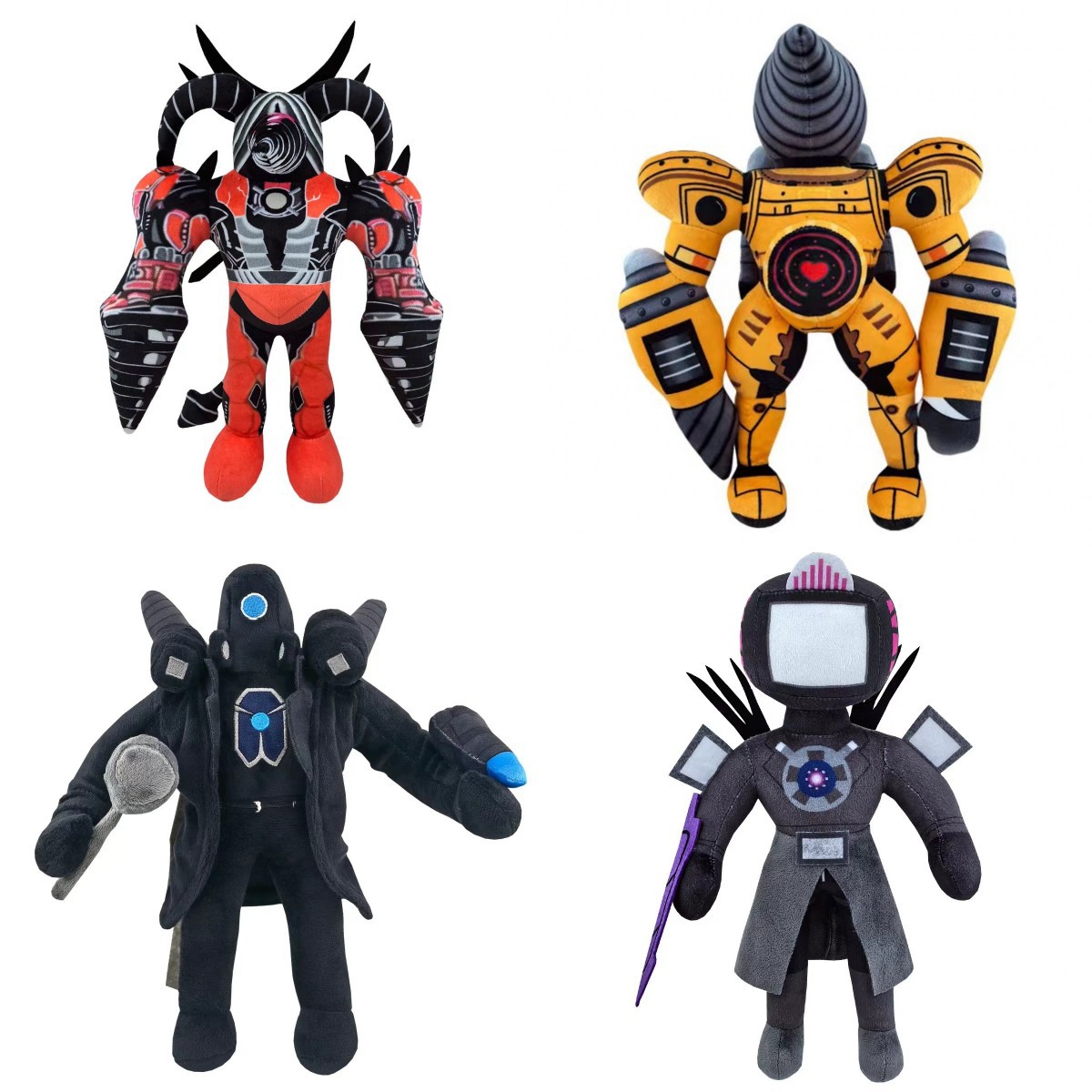 Cross-Border New Products skibidi toilet plush Toilet Man Electric Drill Man Titan Man Plush Toy Doll