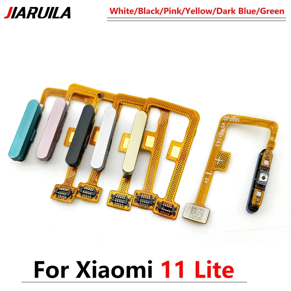 Fingerprint Sensor For Xiaomi Mi 11 Lite black. 