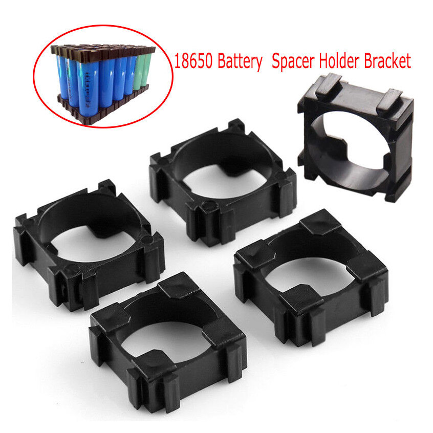 48Pcs 18650 Lithium Battery Cap Battery Pack Spacer Strong Plastic Holder Bracket Lego Style. 