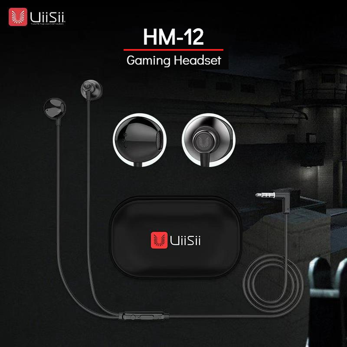 Uiisii HM12 Wired Earphone Deep Bass In-Ear Earphone with Mic. 