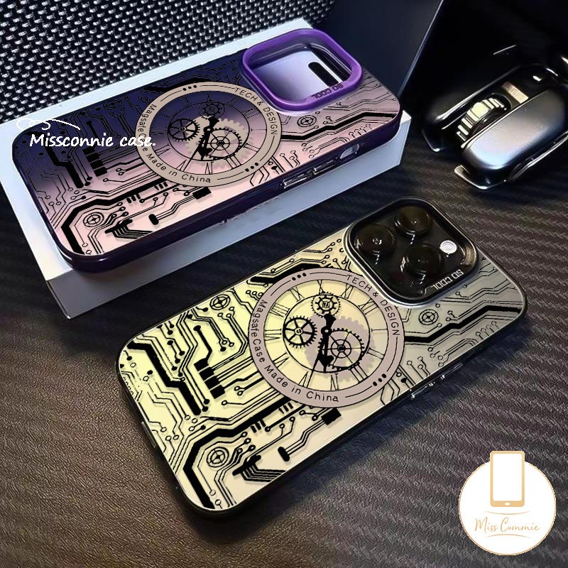 For Infinix Hot 40i 30i Smart 8 6 7 5 Pro Plus Pop 8 7 Note 12 G96 30 40 Pro Hot 30 10 9 11 Play Tecno Spark 20C 10C GO 2024 10 20 Pro Camon 20 Cool Mechanical Watch Pattern Case. 