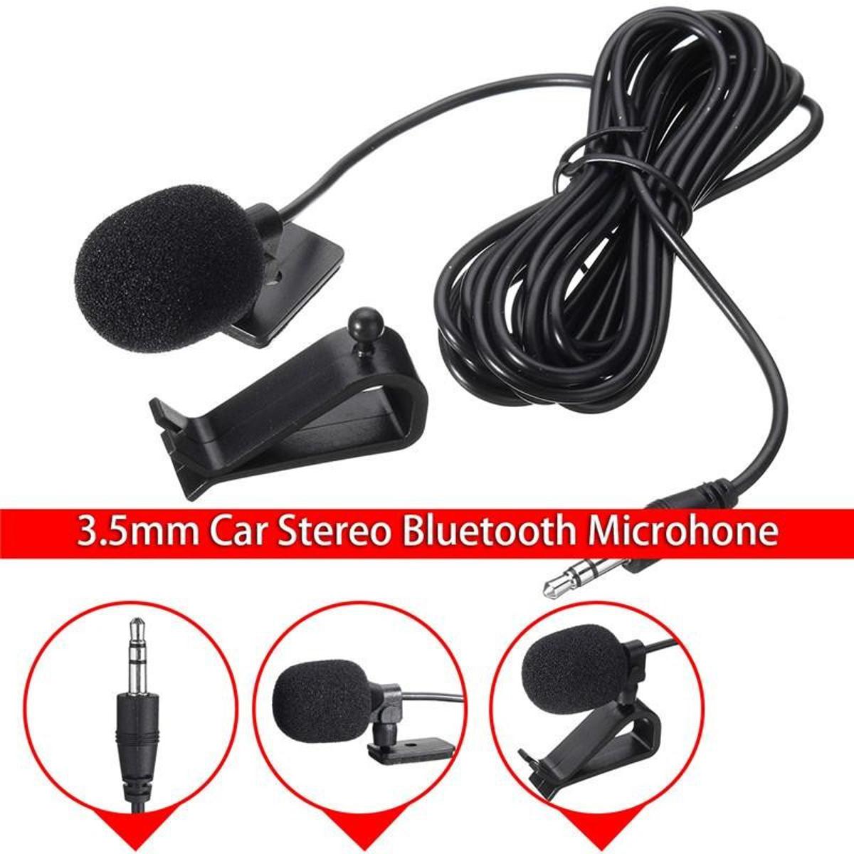 3.5mm Microphone Car Stereo  bluetooth Enabled Audio External Mic - intl