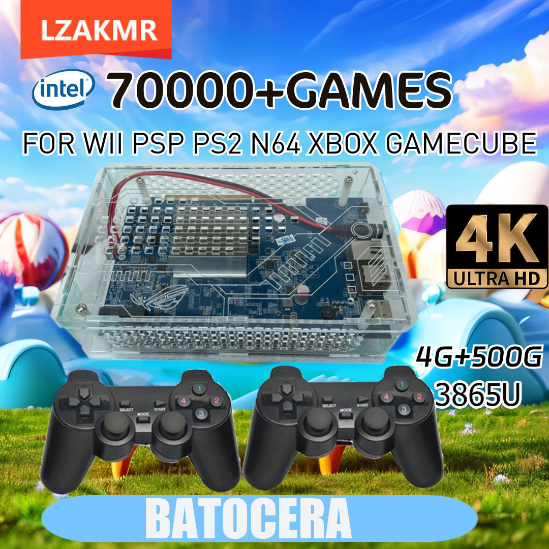 New Super Console U9 Play on TV Game Box 500G HDD 70000+Game For WII PS2 SS DC PSP PS1 PC Retro game HDMI Batocera system