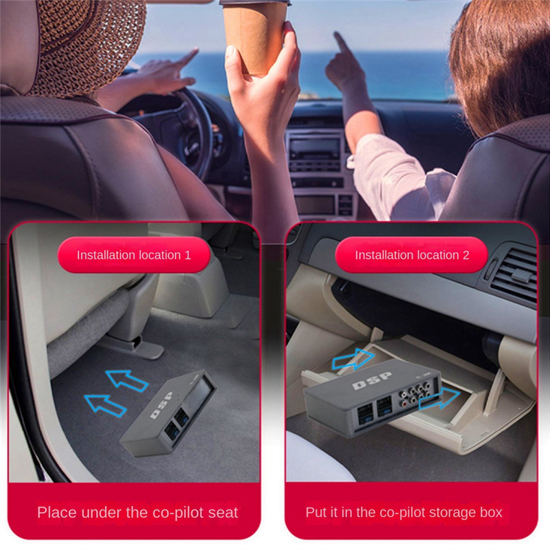 4-Channel 90W High Power Car Bluetooth Audio Power Amplifier Fit For Car Audio Modification. 