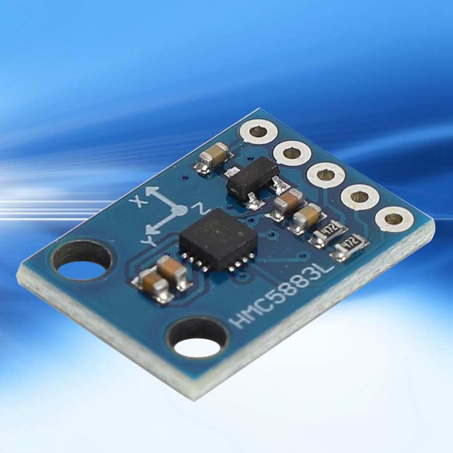 Sensor Module HMC5883L Calibration-Free Electronic Compass Triaxial Magnetic Field. 
