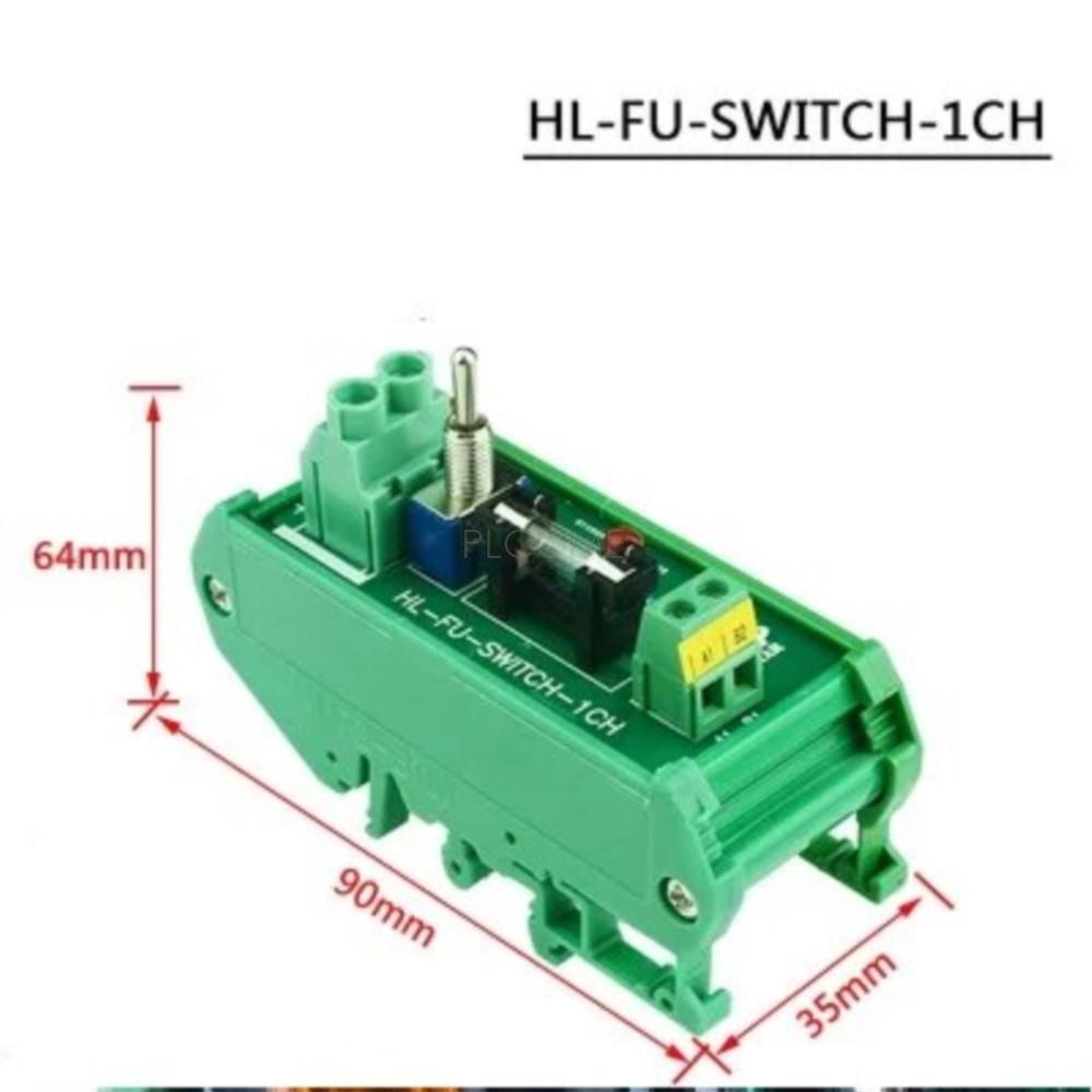 1 To 16 Channel DC Power Distribution Board With Switch ON/OFFeisure time Breaking Fuse Terminal Block For Power Supply CCTV LED Wiring. 