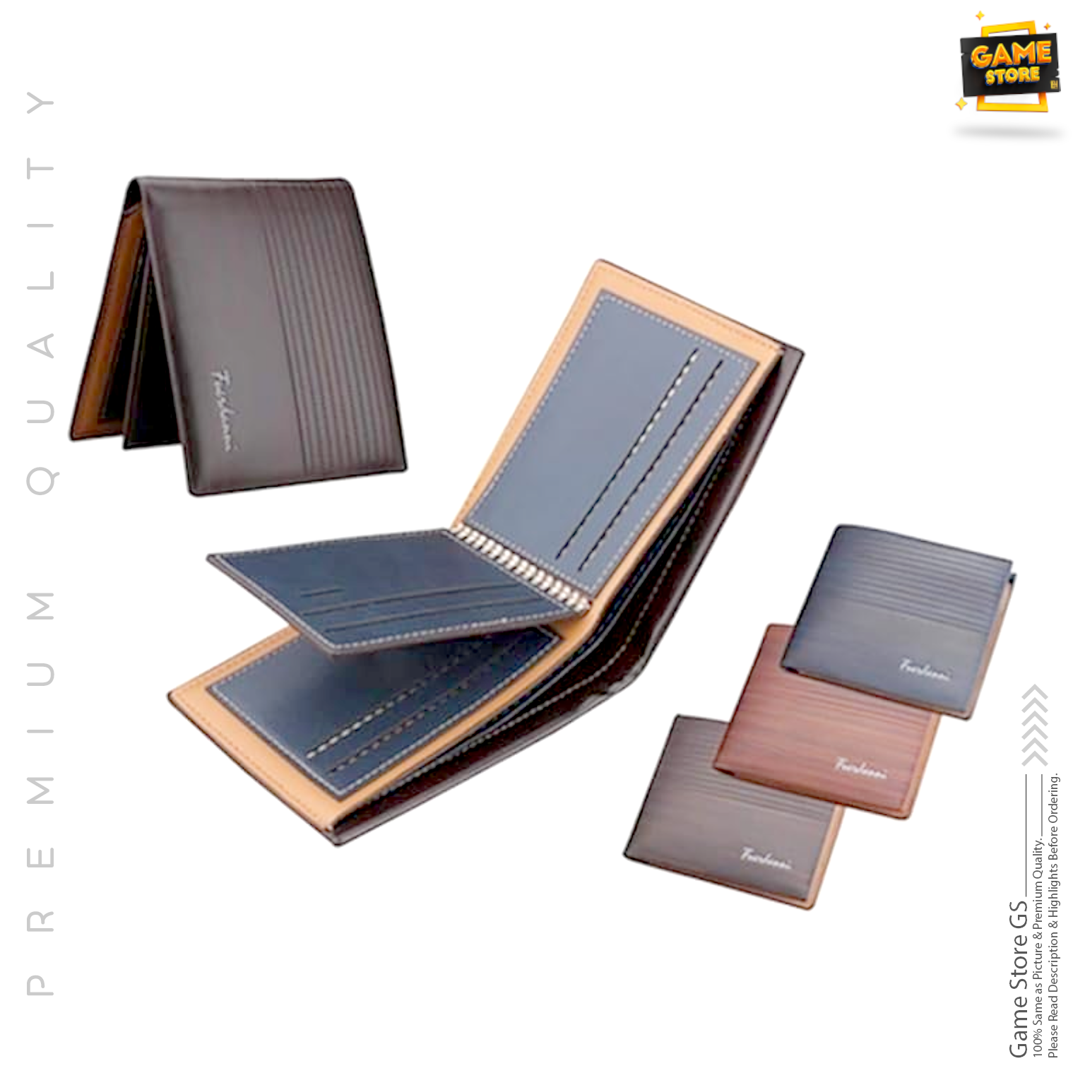 PU LEATHER WALLETS, SLIM SMART WALLET FOR MEN AND BOYS, STYLISH WALET WITH ATM MINI CARD HOLDER POCKETS RANDOM COLOR 1 PCS. 