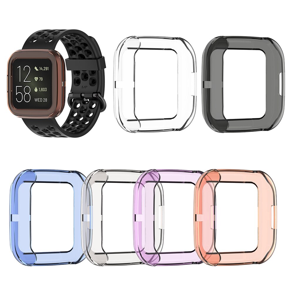 For Fitbit Versa 2 Smart Watch Case Soft TPU Protection Shell Watch Accessories. 