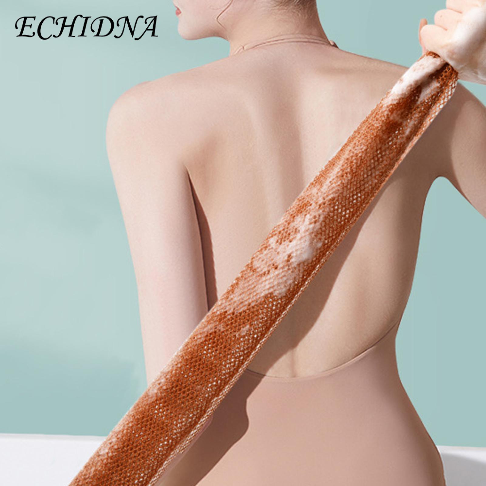 ECHIDNA Exfoliating Bath Sponge Extra-Long Exfoliating Long Net Bath Back Scrubber Towel. 